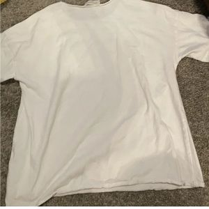 White Saints & Hearts Rodeo shirt. Size Medium!